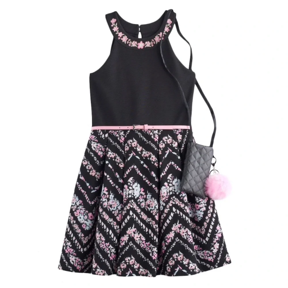 Beautiful‎ Girls Dress Size 10 Comes with Purse